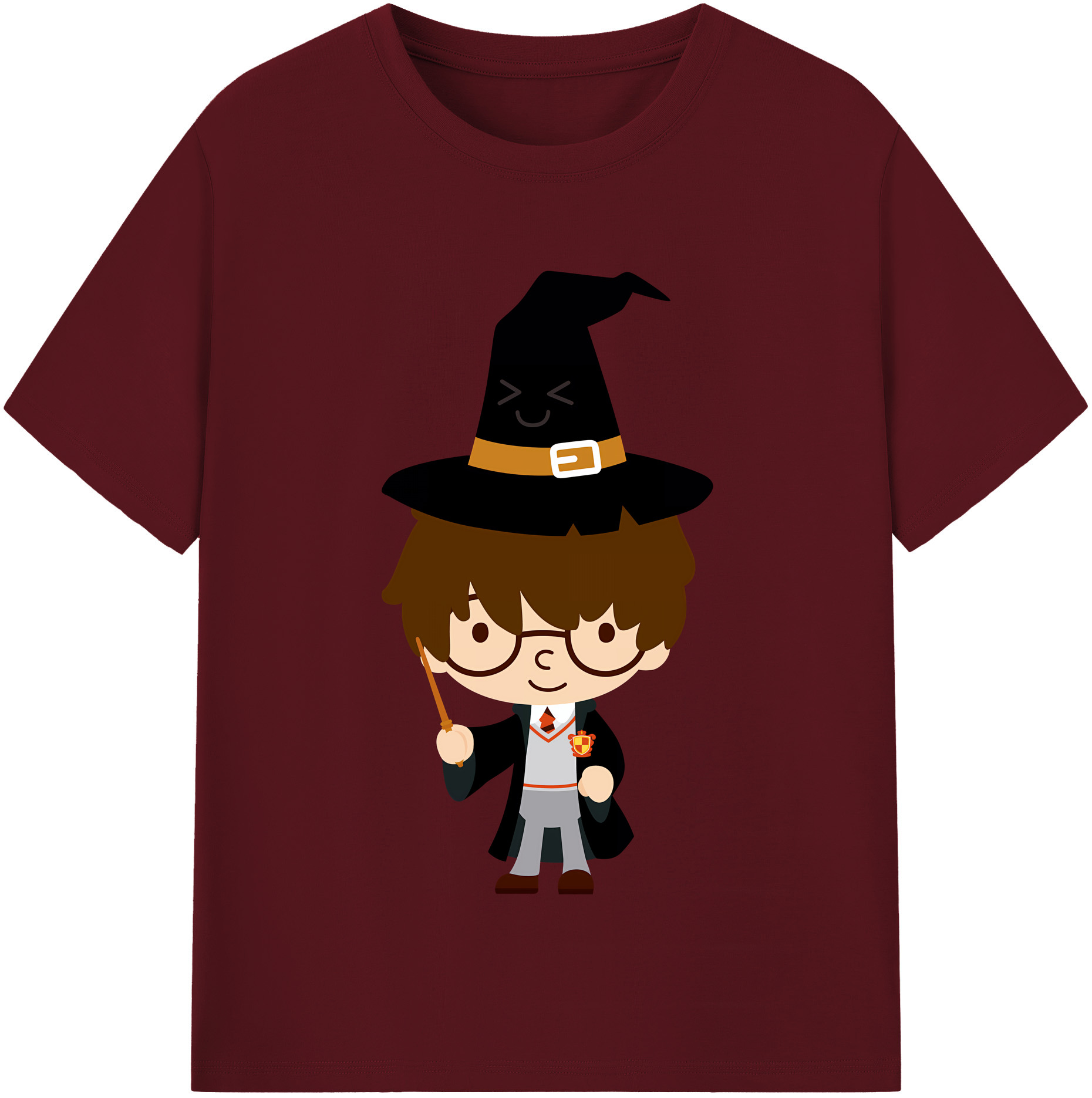 （画像用） Harry Potter ハリー・ポッターシリーズ 綿100％半袖Tシャツ（フロントプリント）